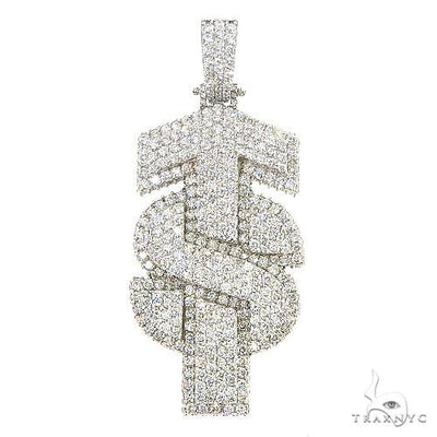 Custom Nade 'TS' Diamond Logo Pendant 67189 - Image 1