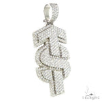 Custom Nade 'TS' Diamond Logo Pendant 67189 - Image 2