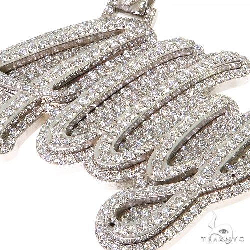 Custom Name Ally Diamond Pendant 67385 - Image 3