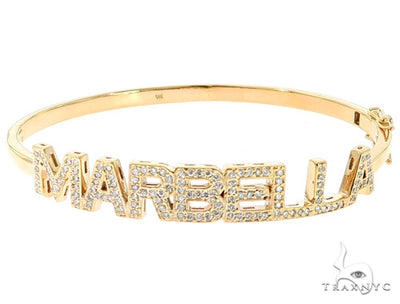 Custom Name Marbella Diamond Bracelet 45614 - Image 1