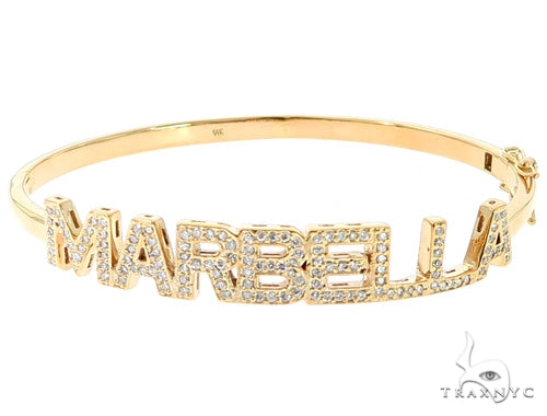Custom Name Marbella Diamond Bracelet 45614 - Image 1