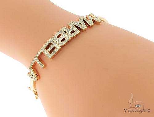 Custom Name Marbella Diamond Bracelet 45614 - Image 12