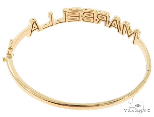 Custom Name Marbella Diamond Bracelet 45614 - Image 4
