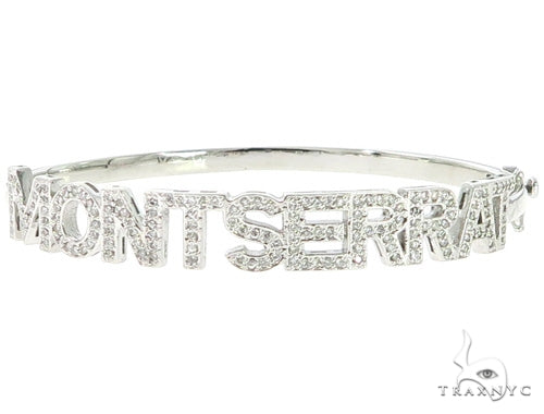 Custom Name Montserrat Diamond Bracelet 45615 - Image 1