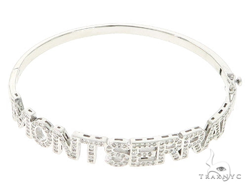 Custom Name Montserrat Diamond Bracelet 45615 - Image 3