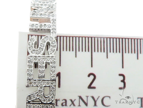 Custom Name Montserrat Diamond Bracelet 45615 - Image 7