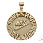 Custom Nike Pendant  Yellow Gold 65259 - Image 1