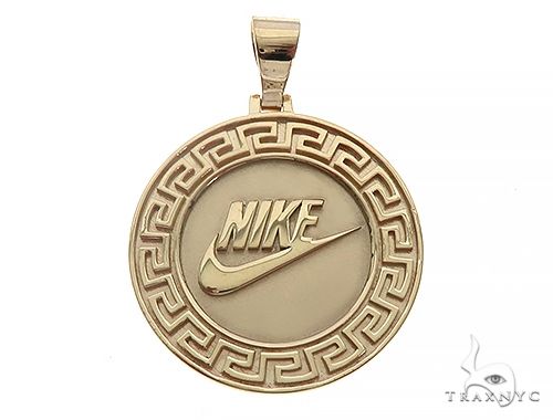 Custom Nike Pendant  Yellow Gold 65259 - Image 1