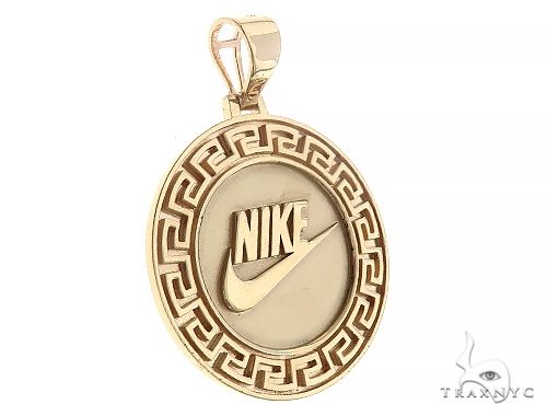 Custom Nike Pendant  Yellow Gold 65259 - Image 2
