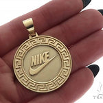 Custom Nike Pendant  Yellow Gold 65259 - Image 5
