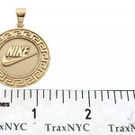 Custom Nike Pendant  Yellow Gold 65259 - Image 6