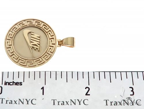Custom Nike Pendant  Yellow Gold 65259 - Image 7