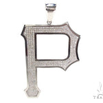 Custom P Initial Pendant 35814 - Image 1