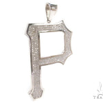 Custom P Initial Pendant 35814 - Image 2