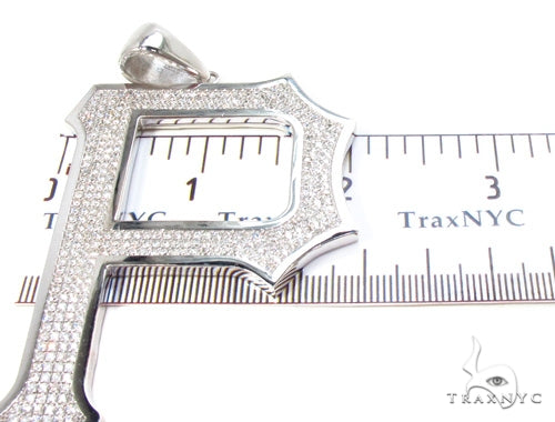 Custom P Initial Pendant 35814 - Image 5