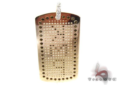 Custom Pave Diamond Dog Tag 1 30789 - Image 4