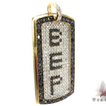 Custom Pave Diamond Dog Tag 2 30790 - Image 2