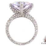 Custom Pink Amethyst Diamond Ring 32947 - Image 9