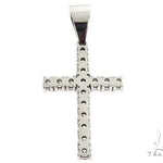 Custom Prong Diamond Cross Tennis Chain Set 64741 - Image 5