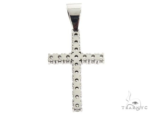 Custom Prong Diamond Cross Tennis Chain Set 64741 - Image 5