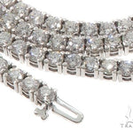 Custom Prong Diamond Cross Tennis Chain Set 64741 - Image 7