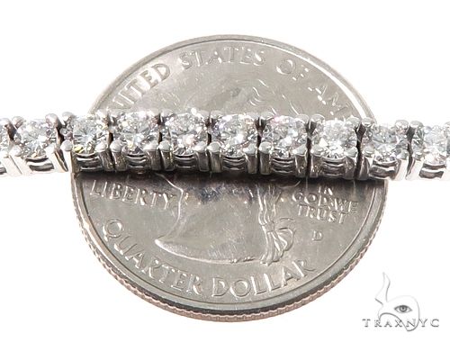 Custom Prong Diamond Cross Tennis Chain Set 64741 - Image 8