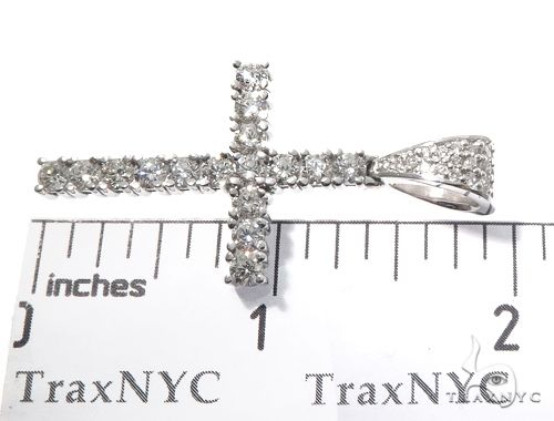 Custom Prong Diamond Cross Tennis Chain Set 64741 - Image 9