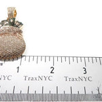 Custom Prong Diamond Money Bag Pendant 64213 - Image 10