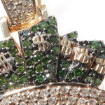 Custom Prong Diamond Money Bag Pendant 64213 - Image 6