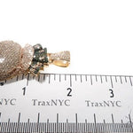 Custom Prong Diamond Money Bag Pendant 64213 - Image 9