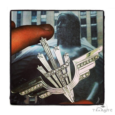 Custom Prong Diamond Pendant 37733 - Image 1