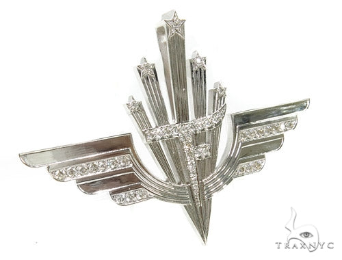 Custom Prong Diamond Pendant 37733 - Image 4