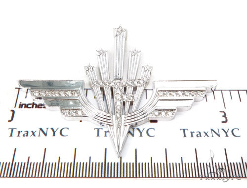 Custom Prong Diamond Pendant 37733 - Image 8