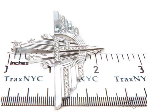 Custom Prong Diamond Pendant 37733 - Image 9