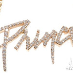 Custom Prong Diamond Prince Pendant With Cable Link Chain 64149 - Image 3