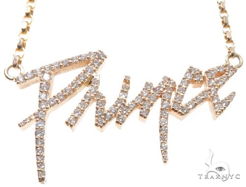 Custom Prong Diamond Prince Pendant With Cable Link Chain 64149 - Image 3