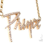 Custom Prong Diamond Prince Pendant With Cable Link Chain 64149 - Image 4