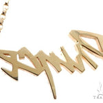 Custom Prong Diamond Prince Pendant With Cable Link Chain 64149 - Image 5