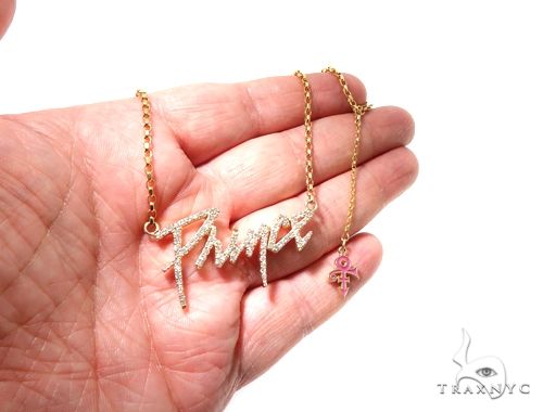 Custom Prong Diamond Prince Pendant With Cable Link Chain 64149 - Image 8