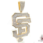 Custom Prong Diamond SF Pendant 33426 - Image 2