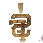 Custom Prong Diamond SF Pendant 33426 - Image 4