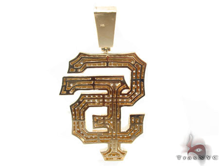 Custom Prong Diamond SF Pendant 33426 - Image 4