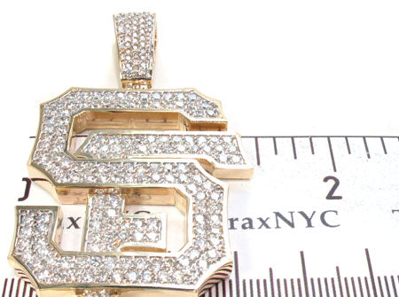 Custom Prong Diamond SF Pendant 33426 - Image 9