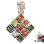 Custom Rubik's Cube Diamond Pendant 28079 - Image 5