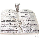 Custom Silver Decalogue Pendant 36627 - Image 4