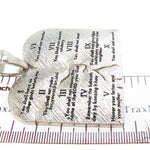 Custom Silver Decalogue Pendant 36627 - Image 7