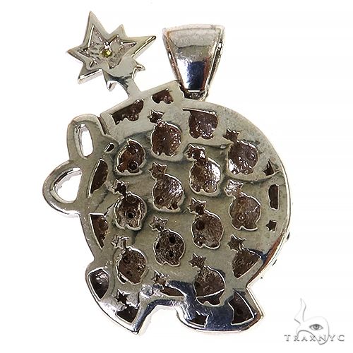 Custom Silver Super Mario Bomb Pendant 34577 - Image 4