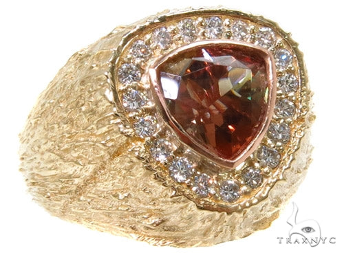 Custom Smoky Quartz Diamond Ring 37455 - Image 1