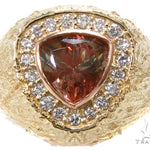 Custom Smoky Quartz Diamond Ring 37455 - Image 2