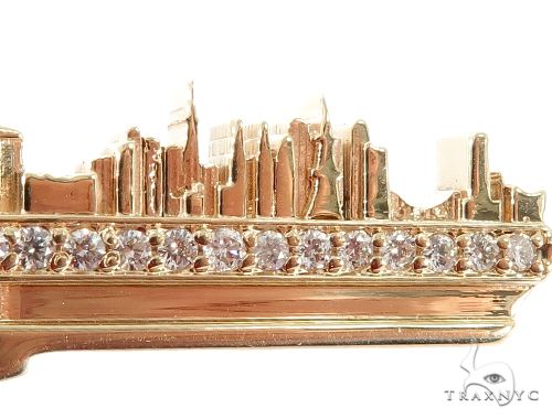 Custom Tokyo Skyline Key Diamond Pendant 64015 - Image 5